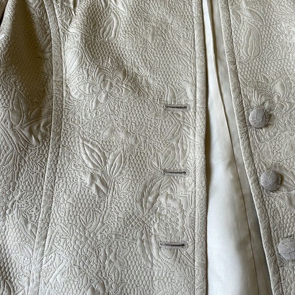 Talbots Petites brocade pattern jacket/blazer- size 10p - Picture 4 of 7